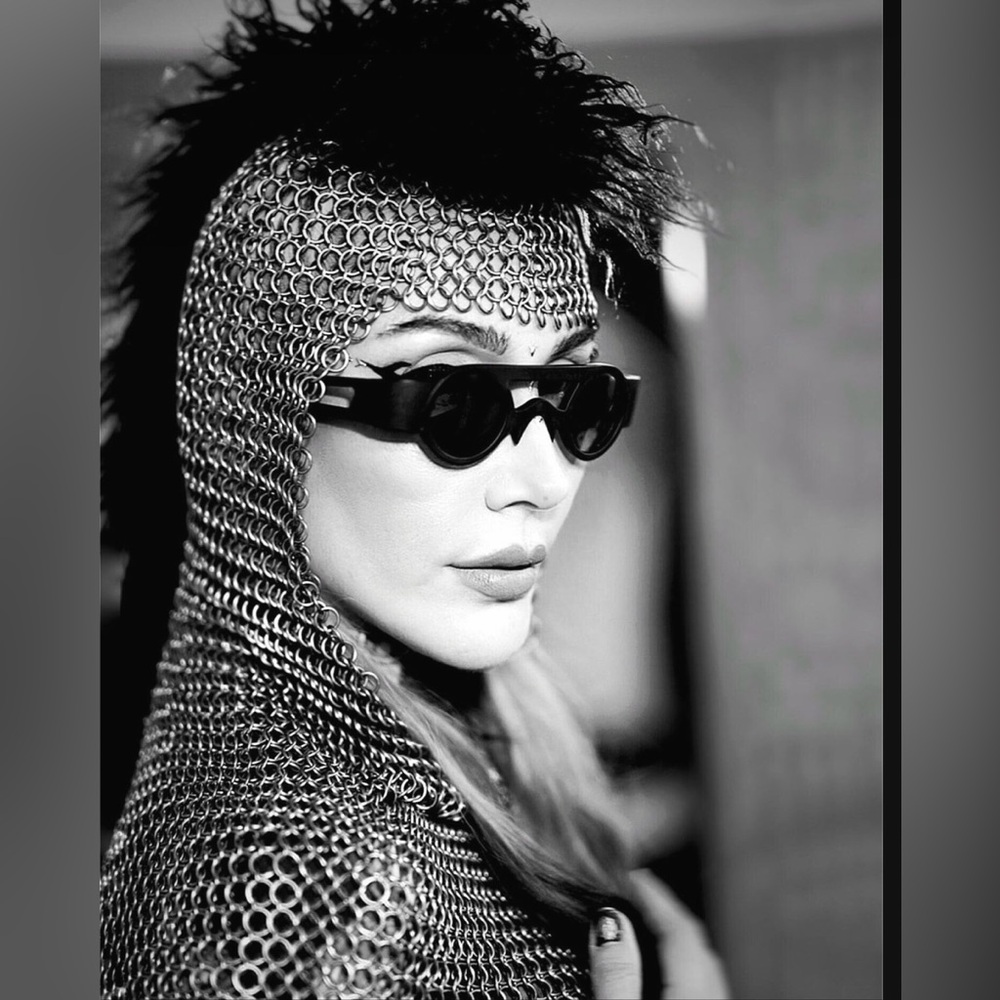 Handmade Chainmail Headpiece Metal Coif